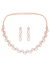 CZ Necklace Set – Stylish Stone Jewellery by Peora
