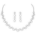CZ Necklace Set – Stylish Stone Jewellery by Peora
