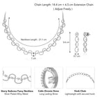 CZ Necklace Set – Stylish Stone Jewellery by Peora
