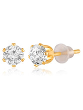 Radiant Rounds CZ Solitaire Pendant Set