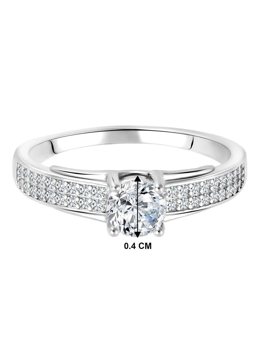 Dazzle CZ Ring | Shimmering Elegance by Peora

