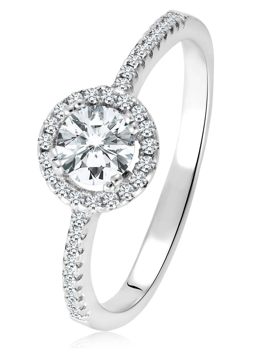 Luxe CZ Ring by Peora – Elegant Sparkle, Premium Finish