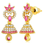 CZ Beauty Jhumki | Peora Graceful CZ Jewellery

