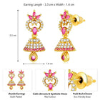 CZ Beauty Jhumki | Peora Graceful CZ Jewellery

