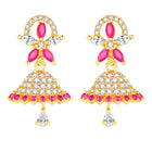 Stylish Blush CZ Jhumki | Find Unique Jewellery at Peora

