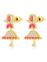 Stylish Blush CZ Jhumki | Find Unique Jewellery at Peora

