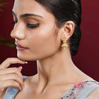 Stylish Blush CZ Jhumki | Find Unique Jewellery at Peora

