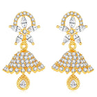 Stylish Blush CZ Jhumki | Find Unique Jewellery at Peora

