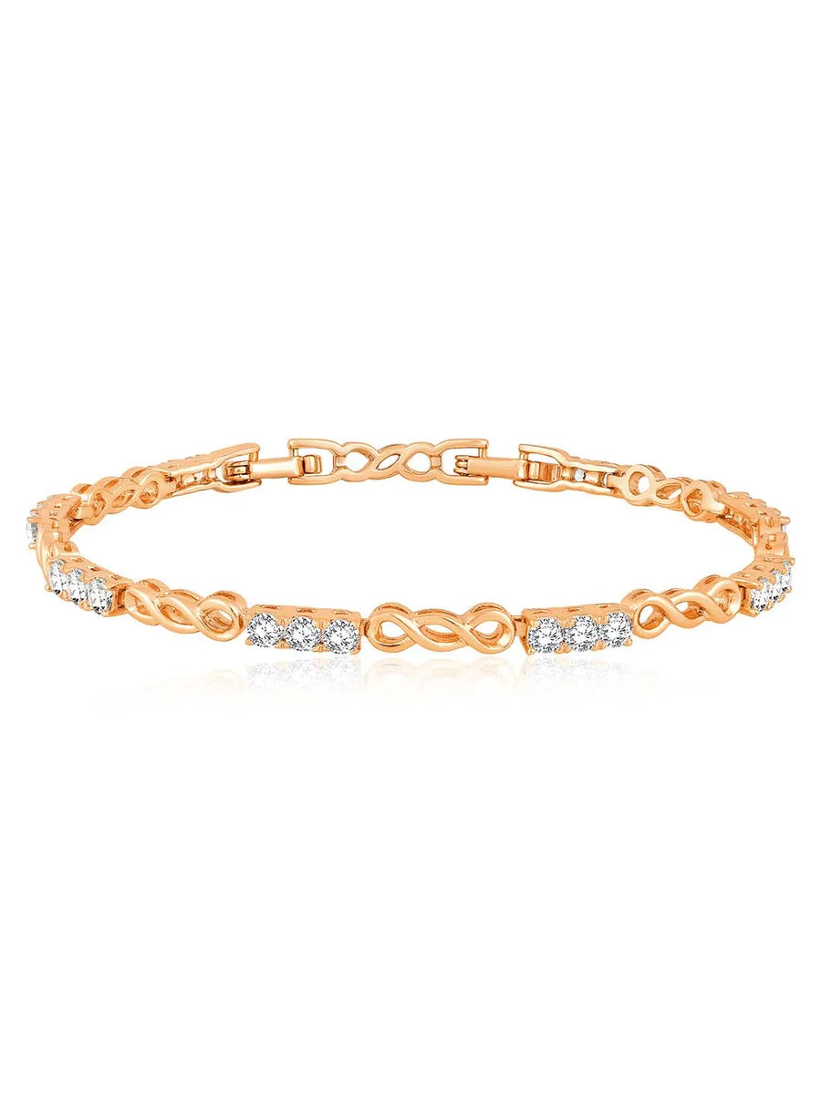 Glistening CZ Bracelet by Peora | Sparkling Fashion Jewellery for Women

