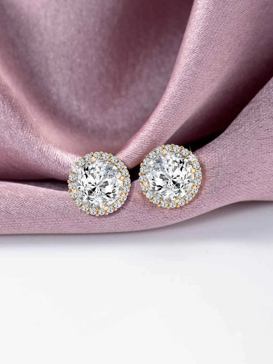 Radiance CZ Stud Earrings by Peora – Sparkling Fashion Jewellery


