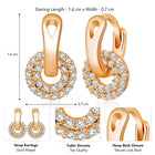 CZ Stud Earrings by Peora – Timeless Fashion Jewellery

