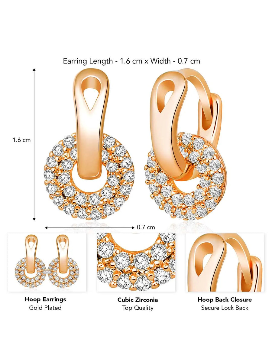CZ Stud Earrings by Peora – Timeless Fashion Jewellery

