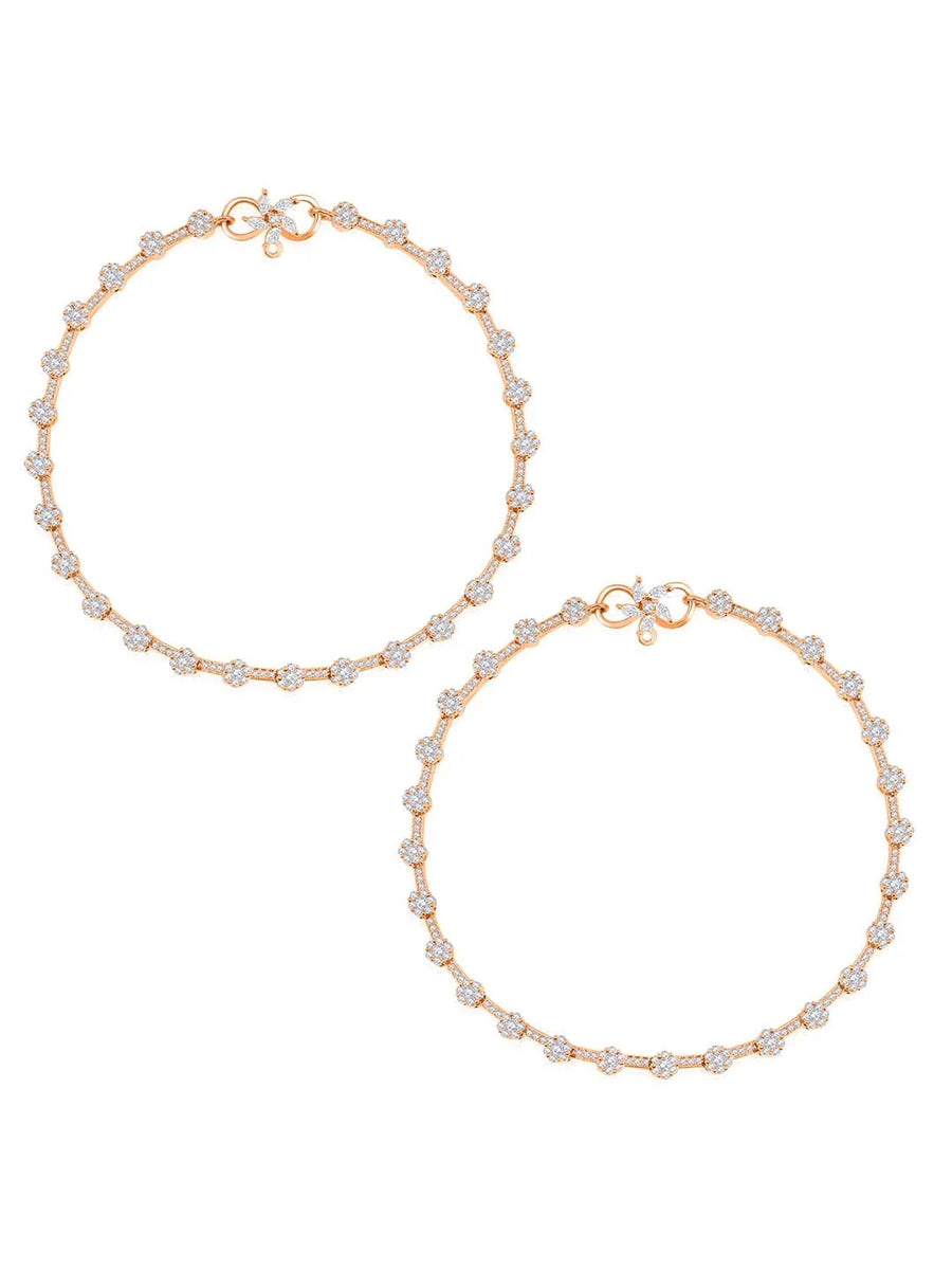 Studded Anklets | Stylish Fashion Jewellery by Peora Fashions