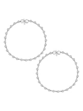Elegant and Timeless CZ Studded Anklet