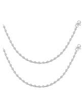 Elegant and Timeless CZ Studded Anklet