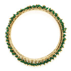 Royal Essence Beads Kada Bangle Set in Green featuring Beads bangle set 
