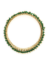 Royal Essence Beads Kada Bangle Set in Green featuring Beads bangle set 
