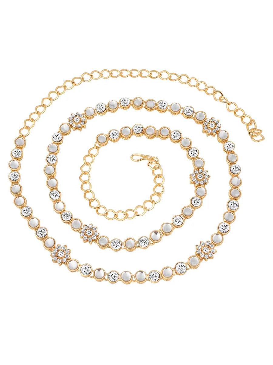 Kundan Waist Belt by Peora | Traditional Kundan Fashion Jewellery

