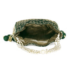 Stylish Glamour Grasp Potli Bag - Green