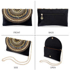 Stylish Evening Cocktail Clutch - Black