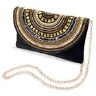 Stylish Evening Cocktail Clutch - Black