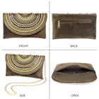 Stylish Evening Cocktail Clutch - Brown