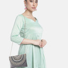 Stylish Evening Cocktail Clutch - Grey