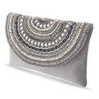 Stylish Evening Cocktail Clutch - Grey