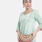 Stylish Evening Cocktail Clutch - Peach