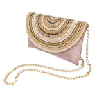 Stylish Evening Cocktail Clutch - Peach