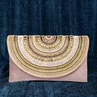 Stylish Evening Cocktail Clutch - Peach