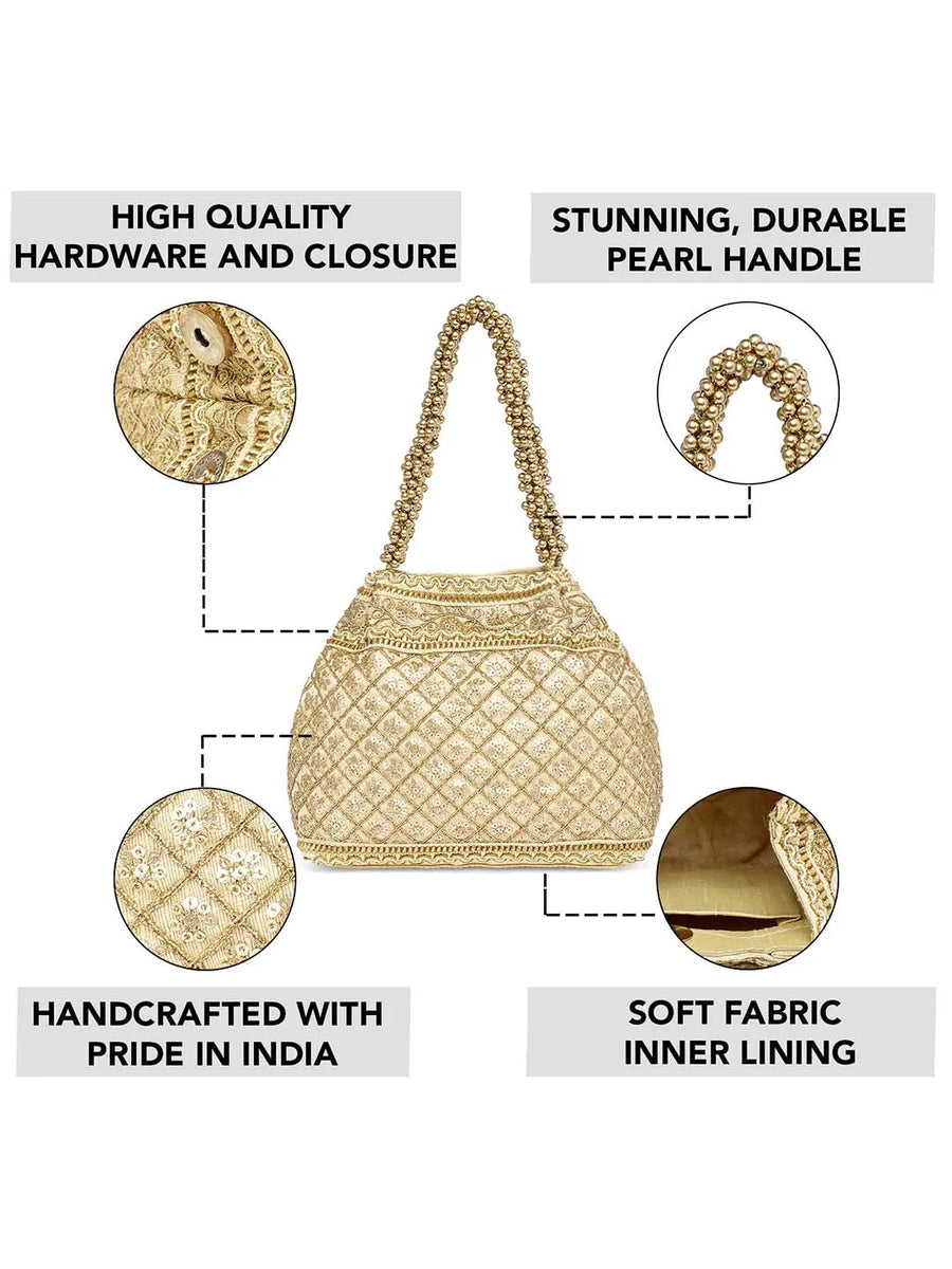 Wristlet Potli by Peora | Stylish Ethnic Fashion Accessory

