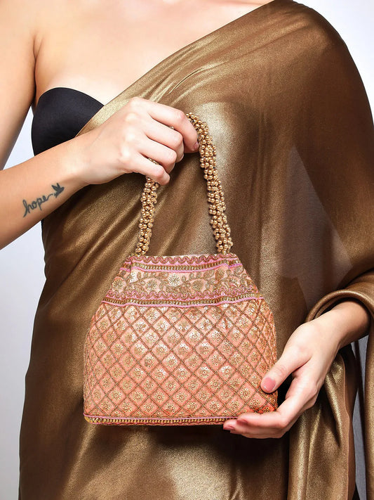 Wristlet Potli by Peora | Stylish Ethnic Fashion Accessory