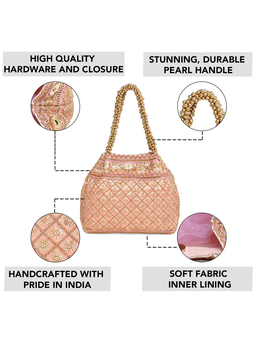 Wristlet Potli by Peora | Stylish Ethnic Fashion Accessory