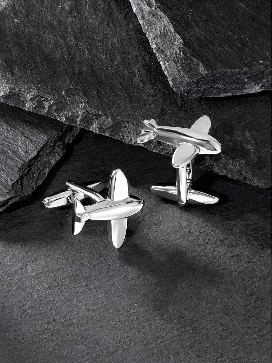 Jet-Inspired Cufflinks by Peora | Sleek Fashion Accessories for Men

