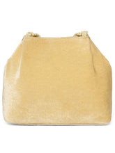 Gold potli bag named Embellished Ethnic Potli with Pearls, featuring faux emerald detailing and soft fabric texture | Peora
