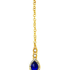 Majesty Kundan Long Necklace Set - Blue