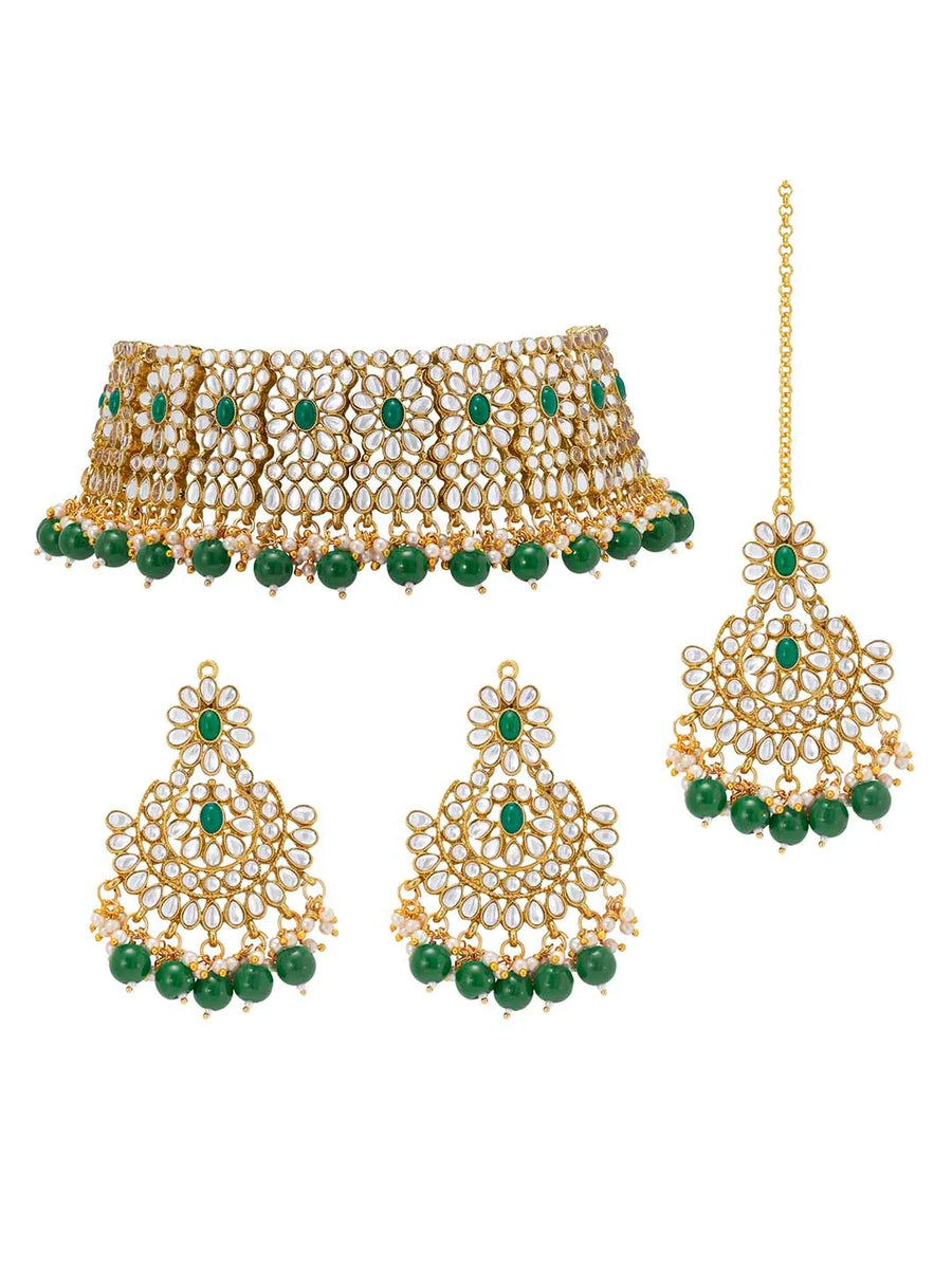 Crystal Choker Set by Peora – Sparkle with Sophisticated Style