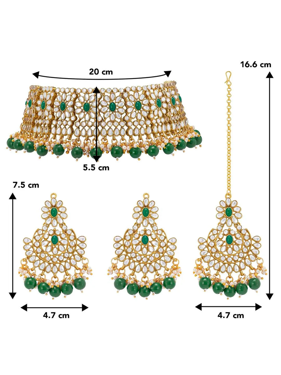 Crystal Choker Set by Peora – Sparkle with Sophisticated Style