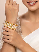 Marvel Golden Kada Floral by Peora – Ornate Fashion Jewellery

