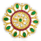 Garden Hues Bold Ring | Vibrant Statement Ring by Peora

