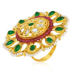 Garden Hues Bold Ring | Vibrant Statement Ring by Peora

