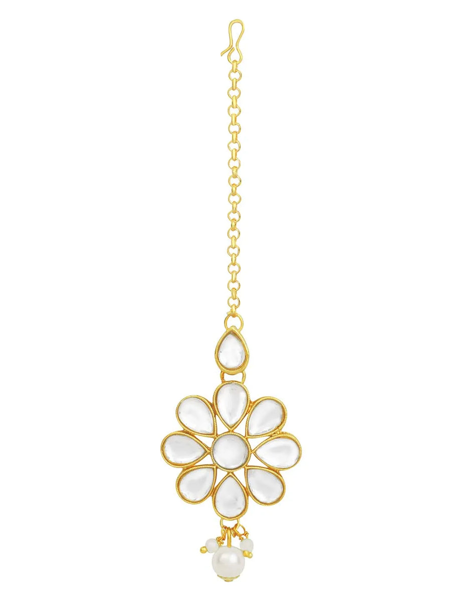 Pearl Kundan Choker Set by Peora | Traditional Fashion Jewellery for Women

