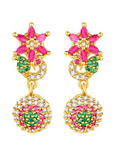 CZ Drops Earrings | Peora Elegant CZ Jewellery

