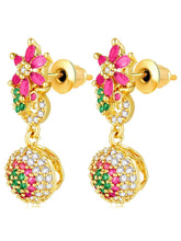 CZ Drops Earrings | Peora Elegant CZ Jewellery

