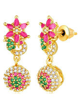 CZ Drops Earrings | Peora Elegant CZ Jewellery

