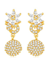 CZ Drops Earrings | Peora Elegant CZ Jewellery


