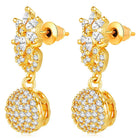 CZ Drops Earrings | Peora Elegant CZ Jewellery

