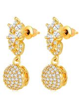 CZ Drops Earrings | Peora Elegant CZ Jewellery

