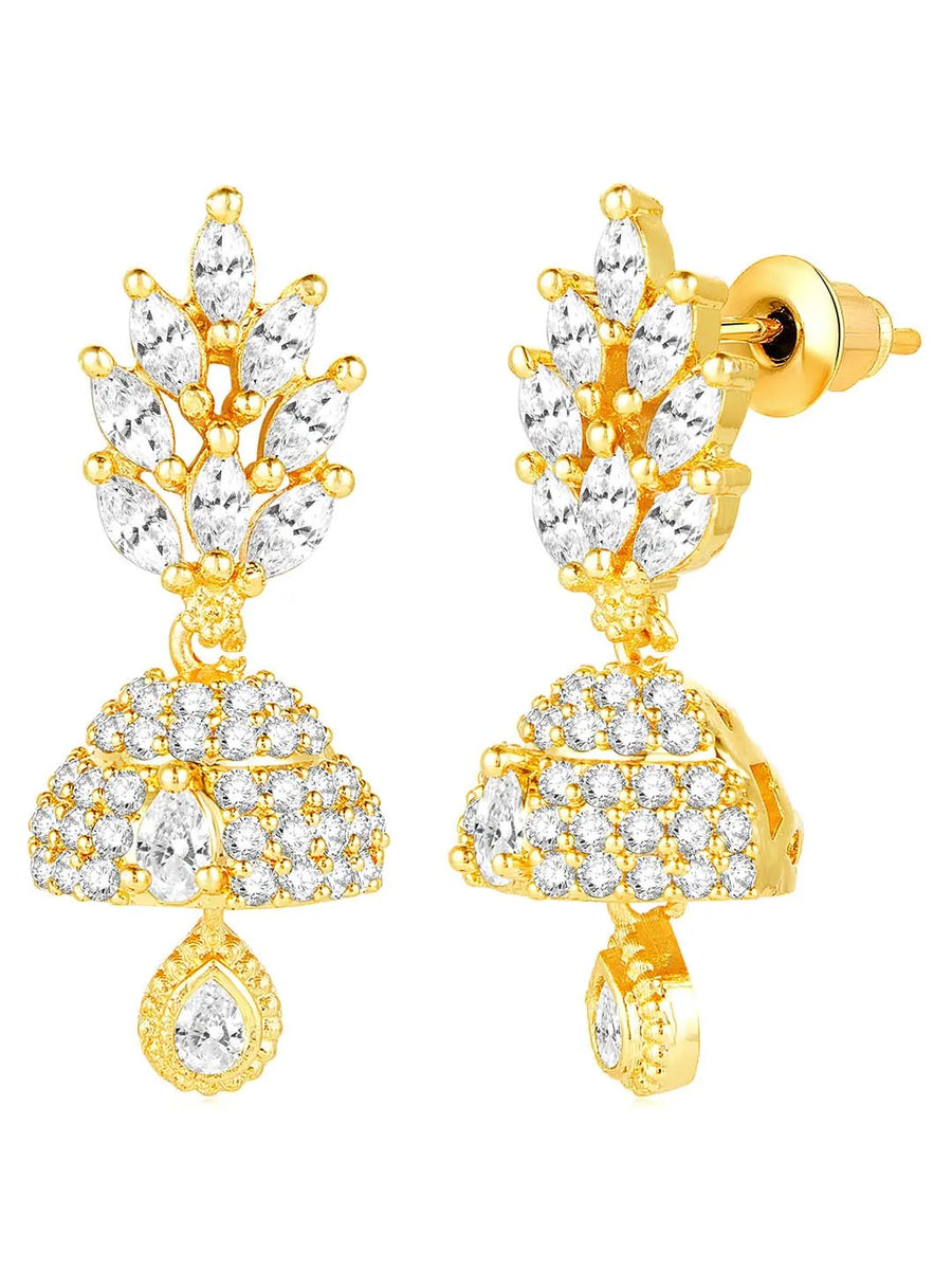 Glam CZ Jhumki | Shine Bright with Peora's Jewellery

